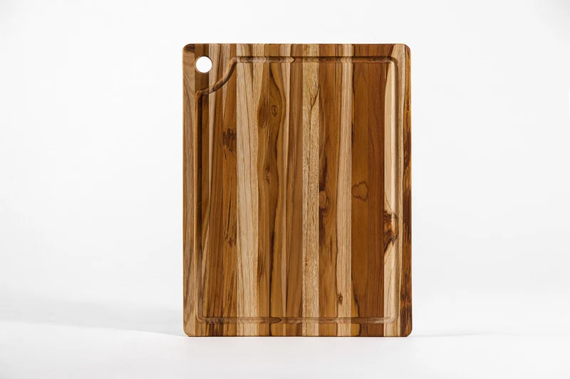 Planche à découper TeakHaus Marine en teck avec rigole 41x30,5x2cm