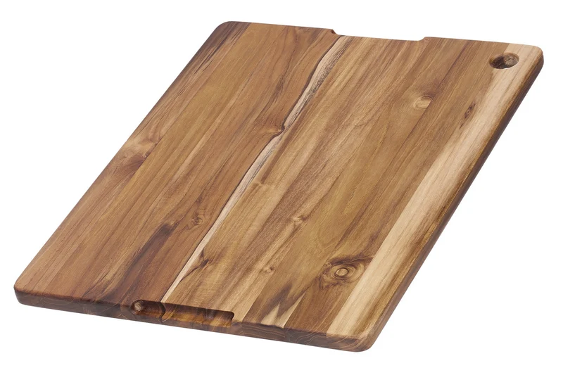 Planche à découper TeakHaus Marine en teck avec rigole 46x36x2cm