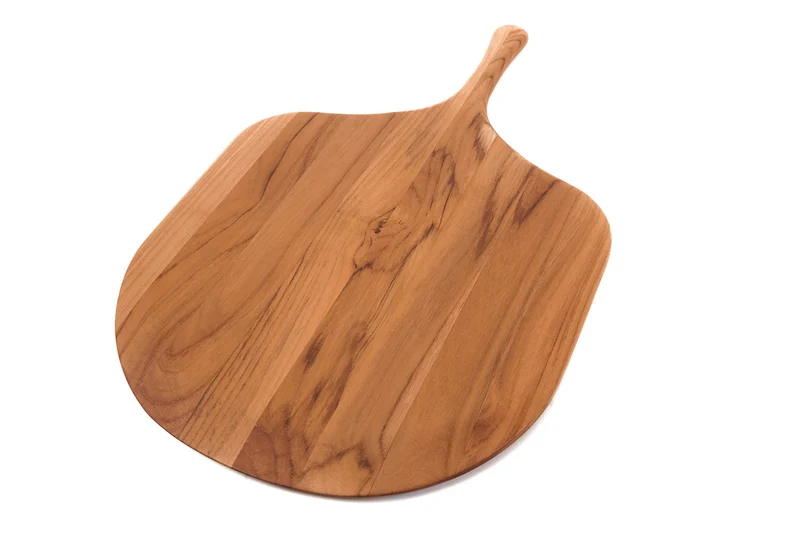 Planche de service pour pizza TeakHaus Canoe en teck 43x26x1,5cm