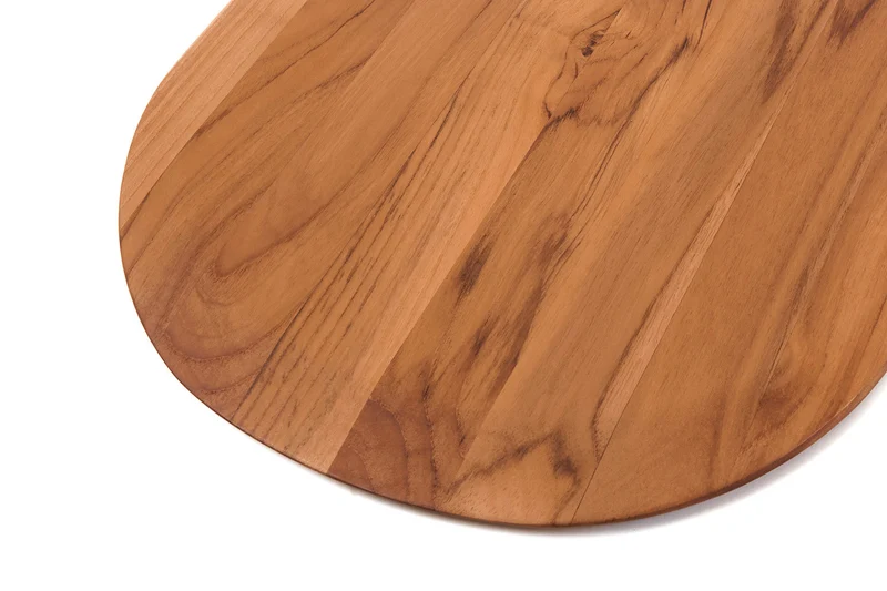 Planche de service pour pizza TeakHaus Canoe en teck 43x26x1,5cm