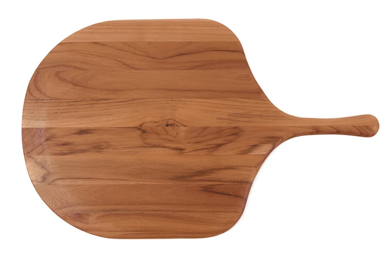 Planche de service pour pizza TeakHaus Canoe en teck 43x26x1,5cm