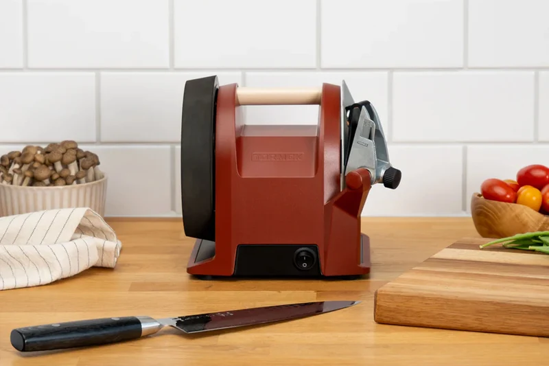 Affûteuse électrique TORMEK T-1 rouge meule diamant silencieuse