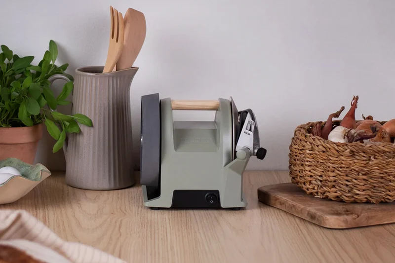 Affûteuse électrique TORMEK T-1 vert sauge meule diamant silencieuse