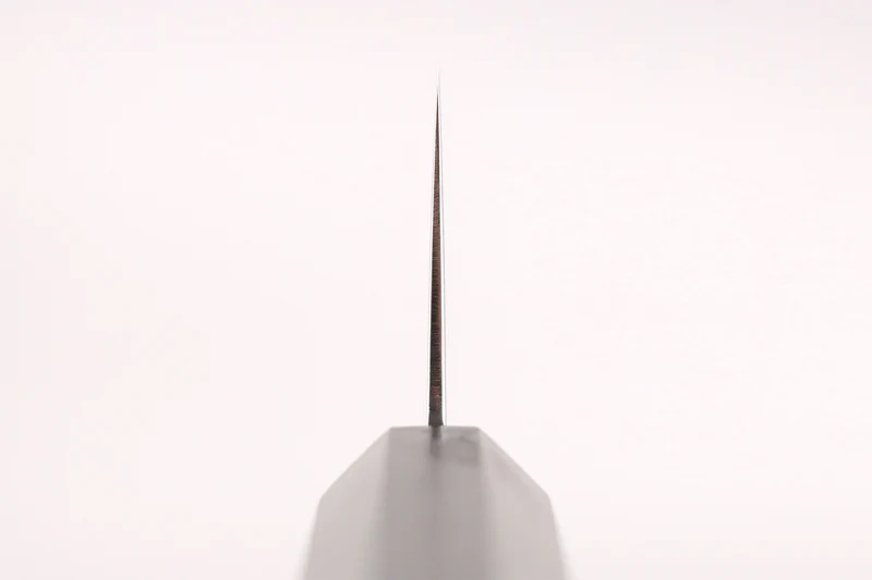 Couteau de chef gyuto 24cm japonais artisanal Hatsukokoro Kaijin BS2 ébène