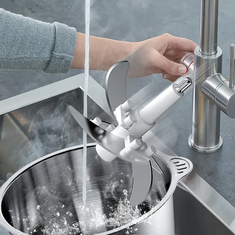 Hachoir Électrique Multifonction Inox 304 — 300 W, 2 L ou 3 L, Double Vitesse