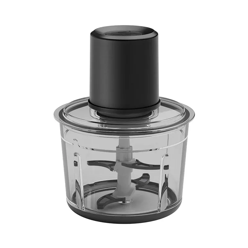 Hachoir Électrique Multifonction 350 W — Bol Verre 1,2 L, 2 Vitesses, Lame 4 Branches Inox