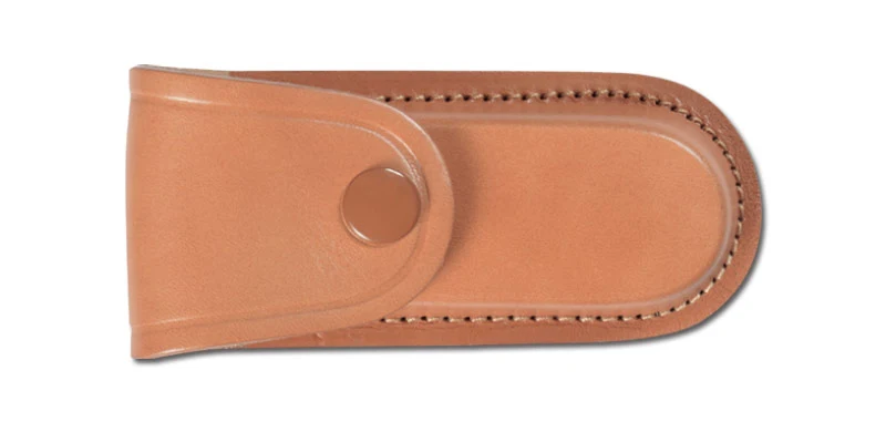 Étui Cuir de vache moulé doublé marron PIELCU