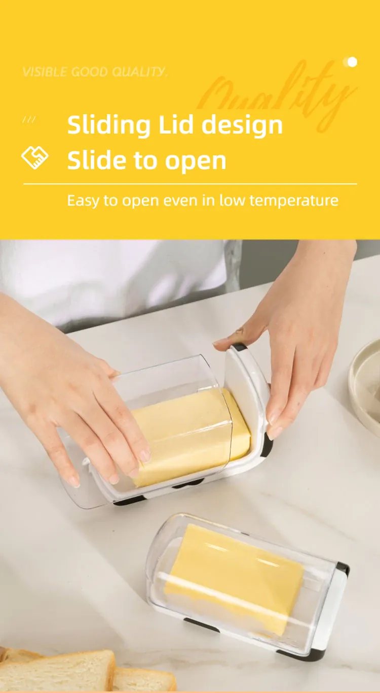 Boîte de Conservation avec Couvercle pour Beurre et Fromage