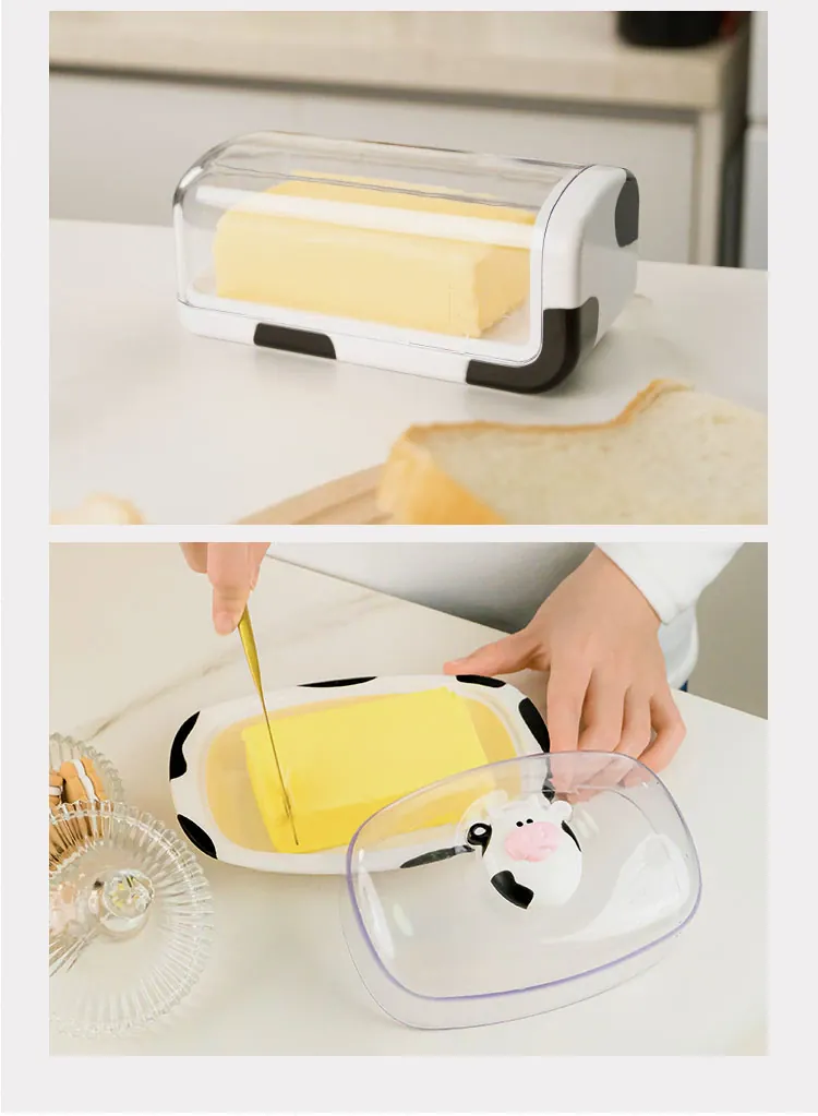 Boîte de Conservation avec Couvercle pour Beurre et Fromage