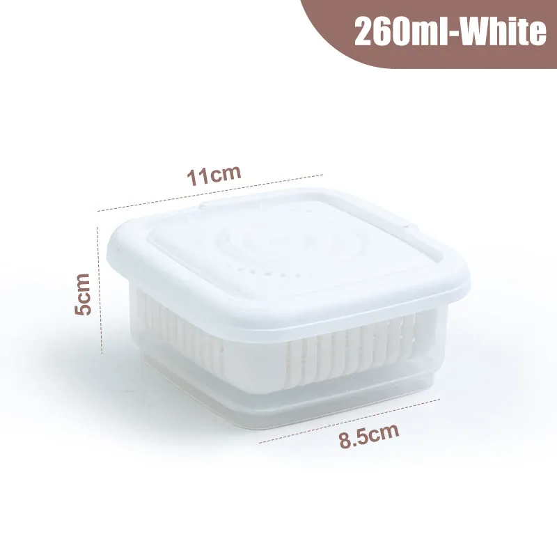 Bac de Rangement Frigo 2 Étages | Conteneurs Hermétiques pour Légumes