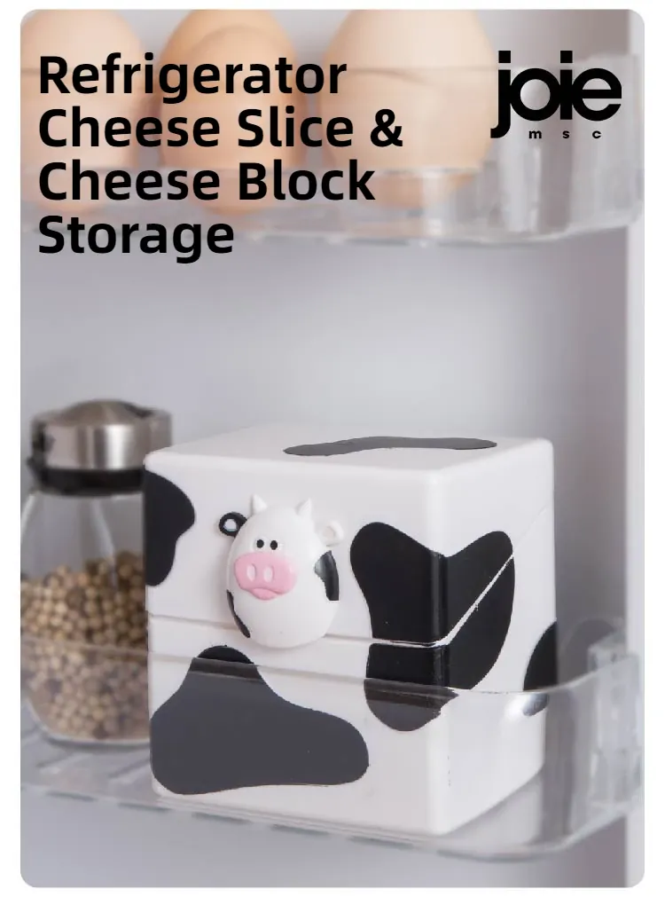 Boîte de Rangement Frigo pour Fromage | Design Mignon Hermétique