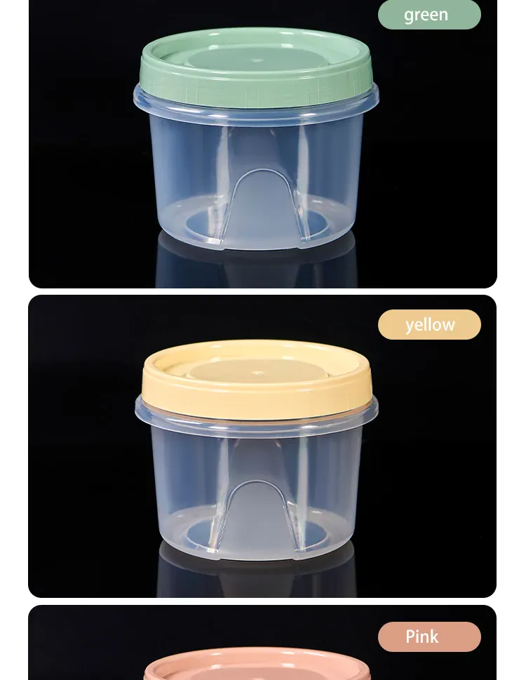 Boîte de Rangement Frigo Hermétique 500ml | 8 Pièces Empilables