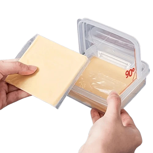 Boîte de Rangement Transparent pour Fromage et Beurre