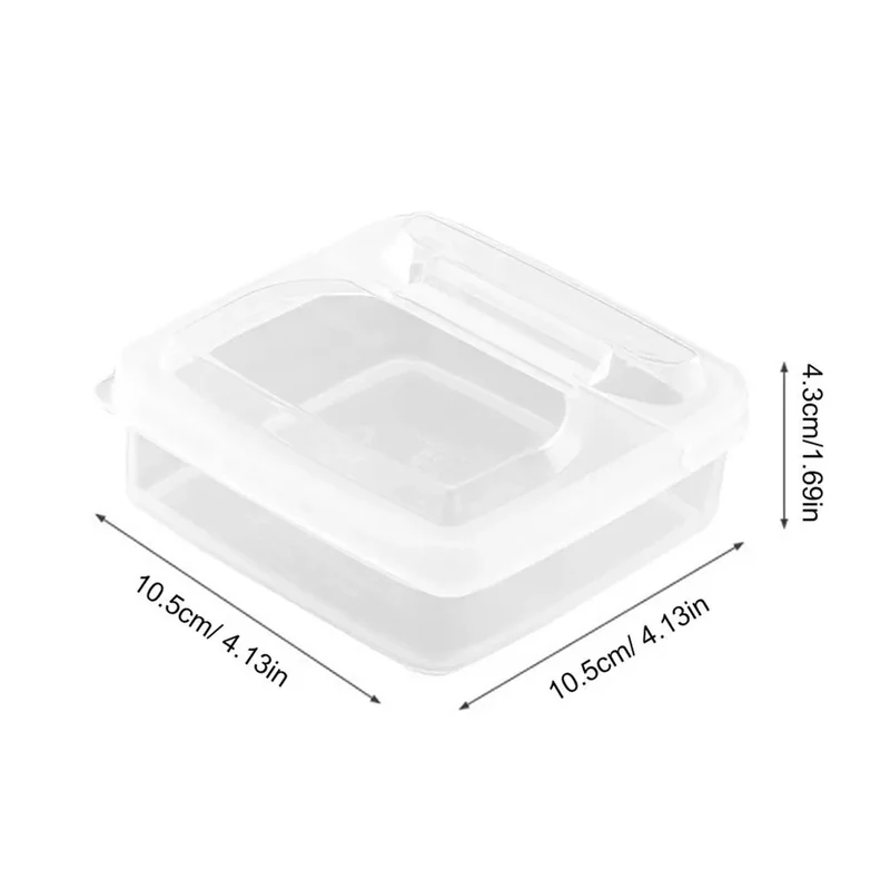 Boîte de Rangement Transparent pour Fromage et Beurre