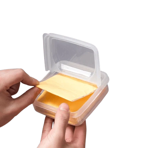 Boîte de Rangement Transparent pour Fromage et Beurre