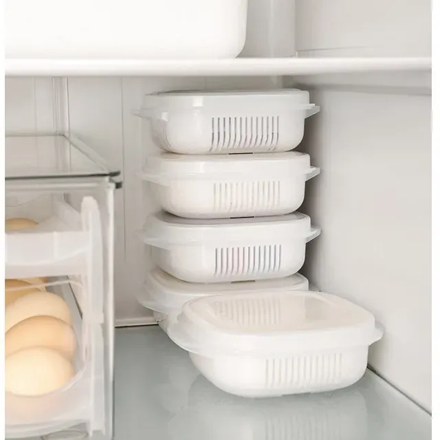 Bac de Conservation Alimentaire 31 Pièces Hermétique pour Frigo