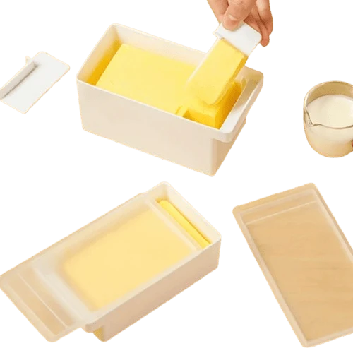 Boîte de Conservation pour Beurre avec Couteau et Couvercle | Pratique