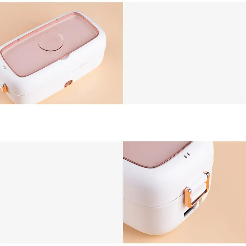 Lunch Box Chauffante Électrique 800 ml — Cuve Inox, 70 °C, USB et Secteur 220 V