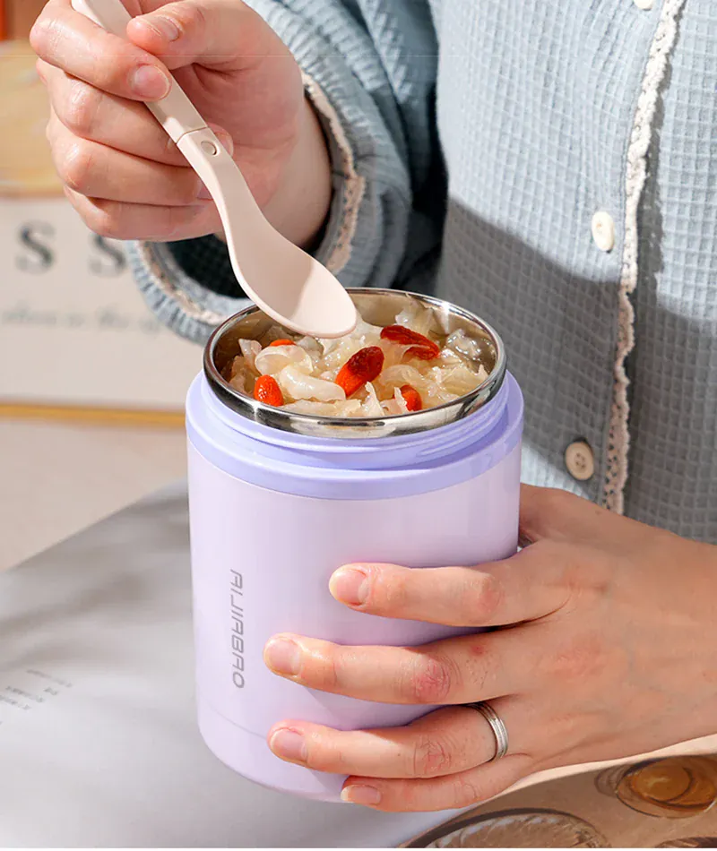 Lunchbox Chauffante USB 600 ml — Acier Inoxydable 304, 60 °C, Étanche
