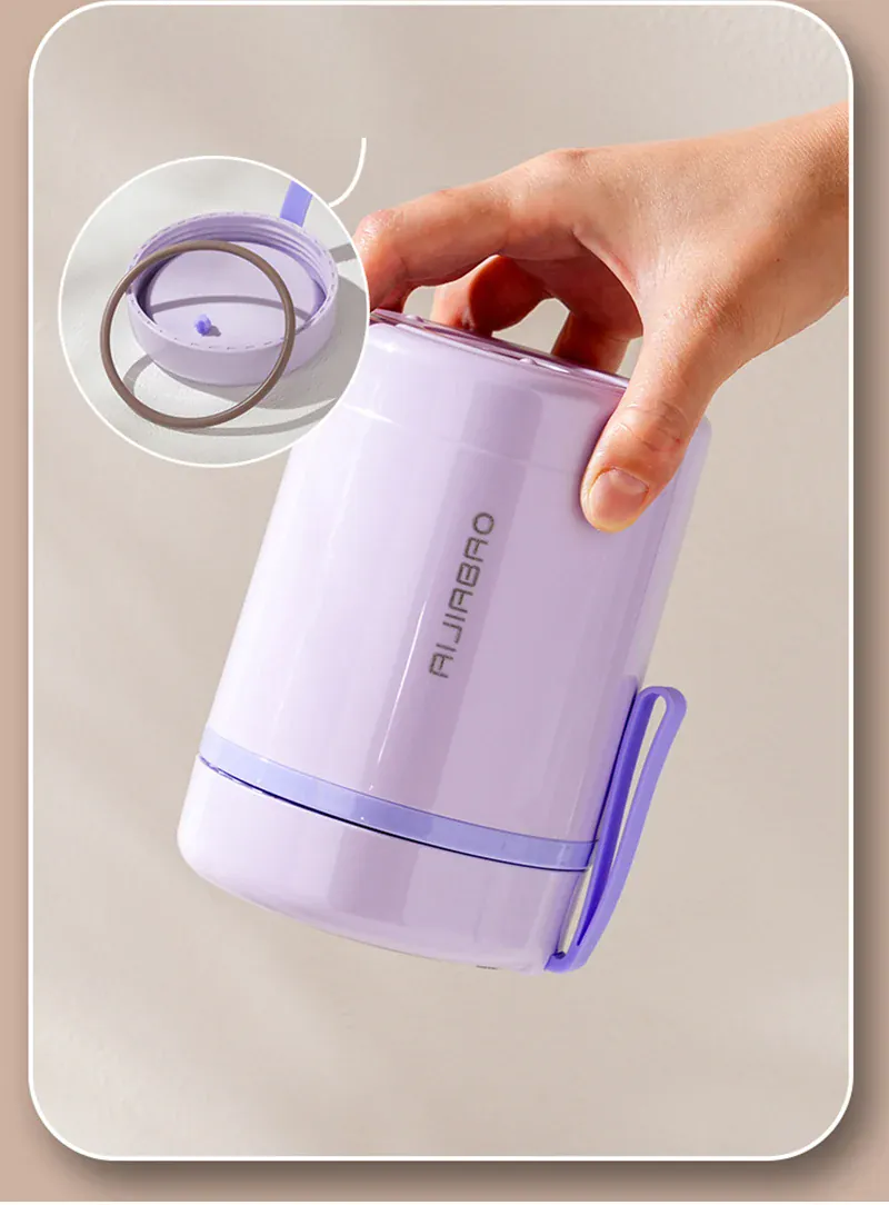 Lunchbox Chauffante USB 600 ml — Acier Inoxydable 304, 60 °C, Étanche