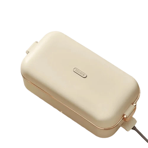 Lunch Box Chauffante Électrique 45W 800ml — Cuve Inox 304, Sans Eau, 70°C