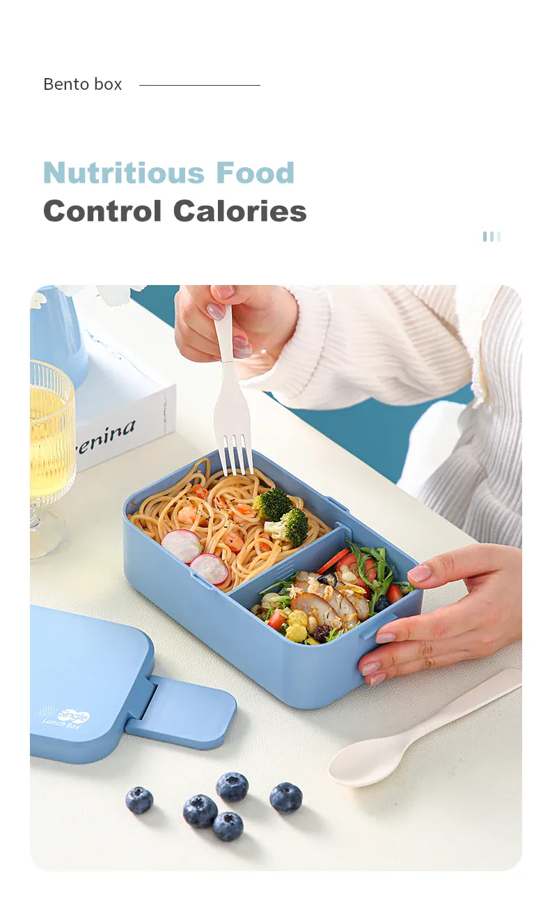 Bento 2 Étages Bambou 760ml + 1200ml | Micro-ondable et Compartimenté