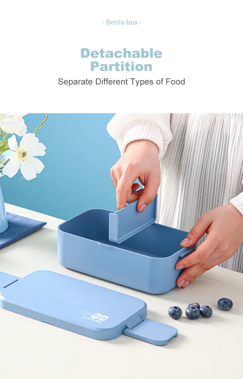Bento 2 Étages Bambou 760ml + 1200ml | Micro-ondable et Compartimenté