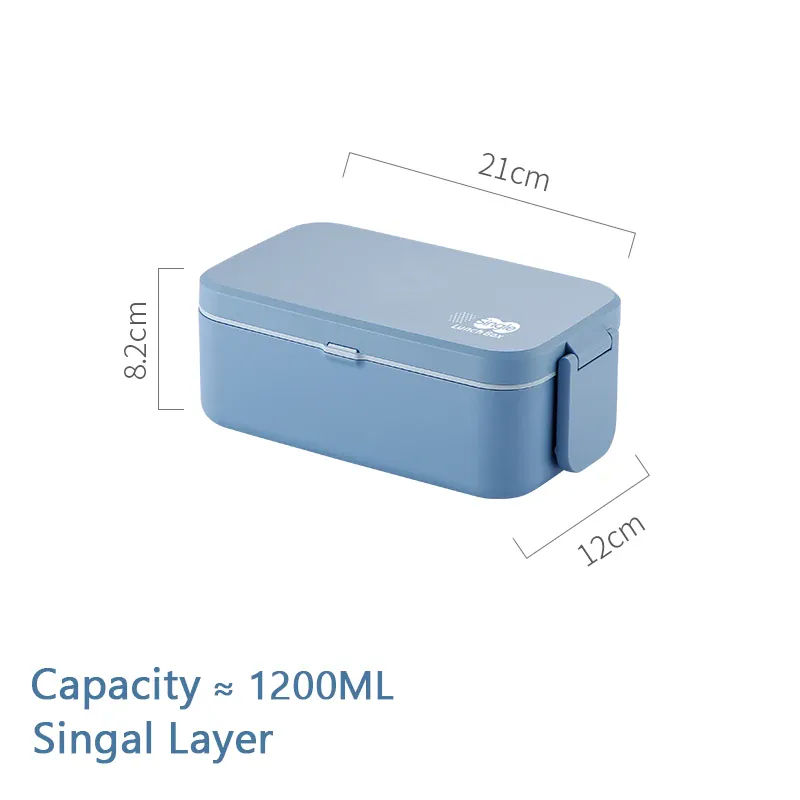 Bento 2 Étages Bambou 760ml + 1200ml | Micro-ondable et Compartimenté