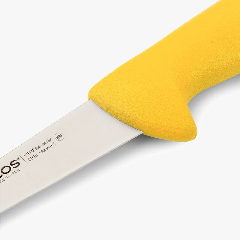 Cuchillo Carnicero color amarillo Serie 2900 150 mm
