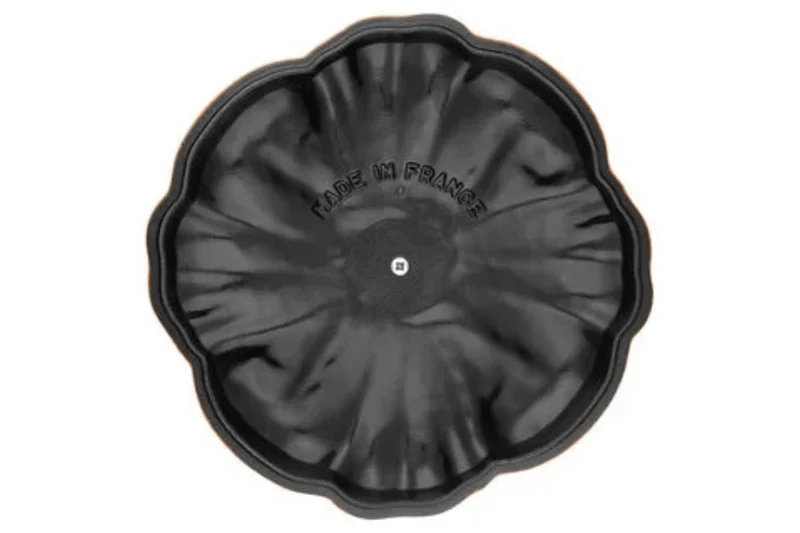 Cocotte Staub citrouille en fonte émaillée orange 24cm