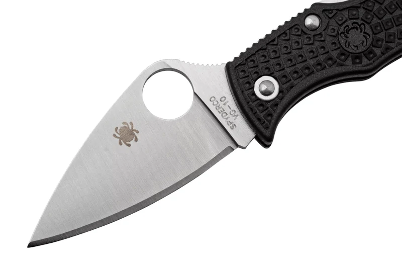 Couteau pliant Spyderco Manbug MBKLFP manche en nylon / fibres de verre noir 6,4cm