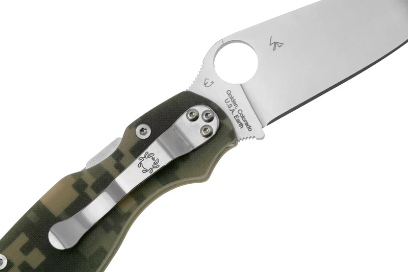 Couteau pliant Spyderco Military 2 C36GPCMO2 manche G10 camouflage 14cm