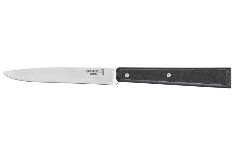Couteau de table Opinel Bon Appétit Bois n°125 lame 11cm en inox manche en charme noir
