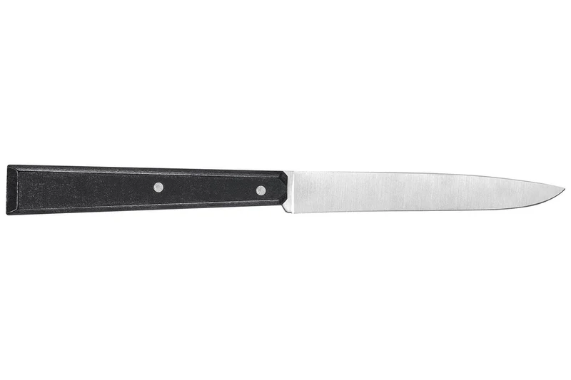Couteau de table Opinel Bon Appétit Bois n°125 lame 11cm en inox manche en charme noir