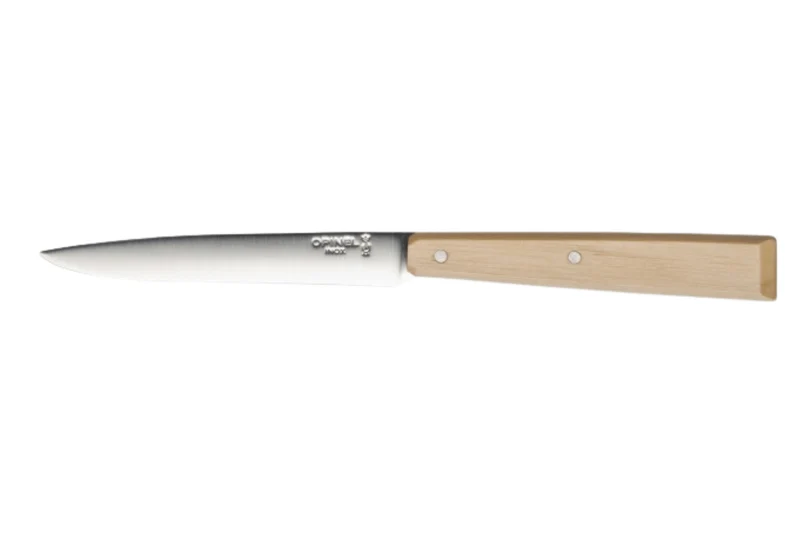 Couteau de table Opinel Bon Appétit Bois n°125 lame 11cm en inox manche en bois de charme