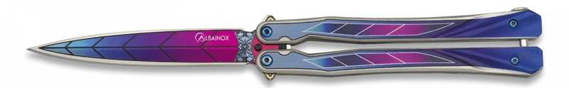 Couteau papillon pro violet