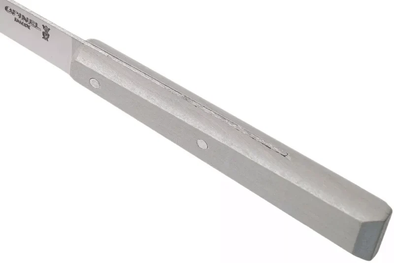 Couteau de table Opinel Bon Appétit Bois n°125 lame 11cm en inox manche en charme gris