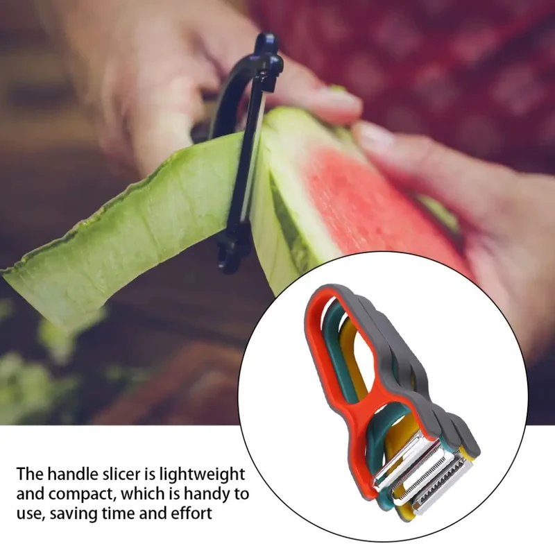 Eplucheur Multi-fonction Acier Inoxydable | Lot de 3 Outils Cuisine