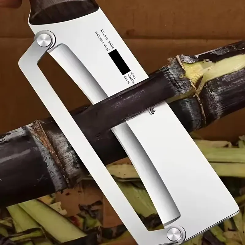 Éplucheur en Acier Inoxydable avec Manche en Bois pour Fruits et Légumes