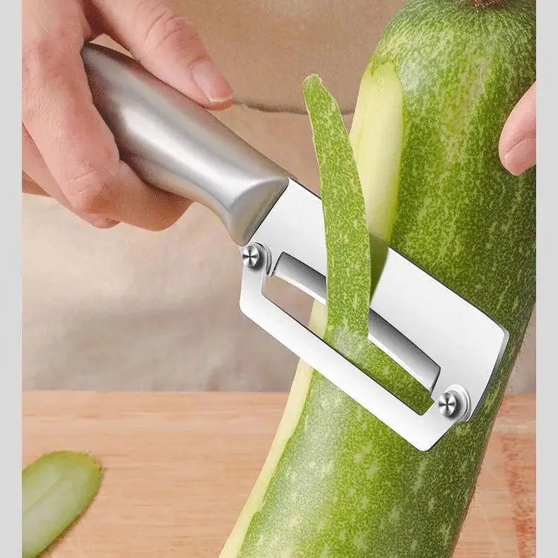 Éplucheur en Acier Inoxydable pour Courges et Fruits Épais