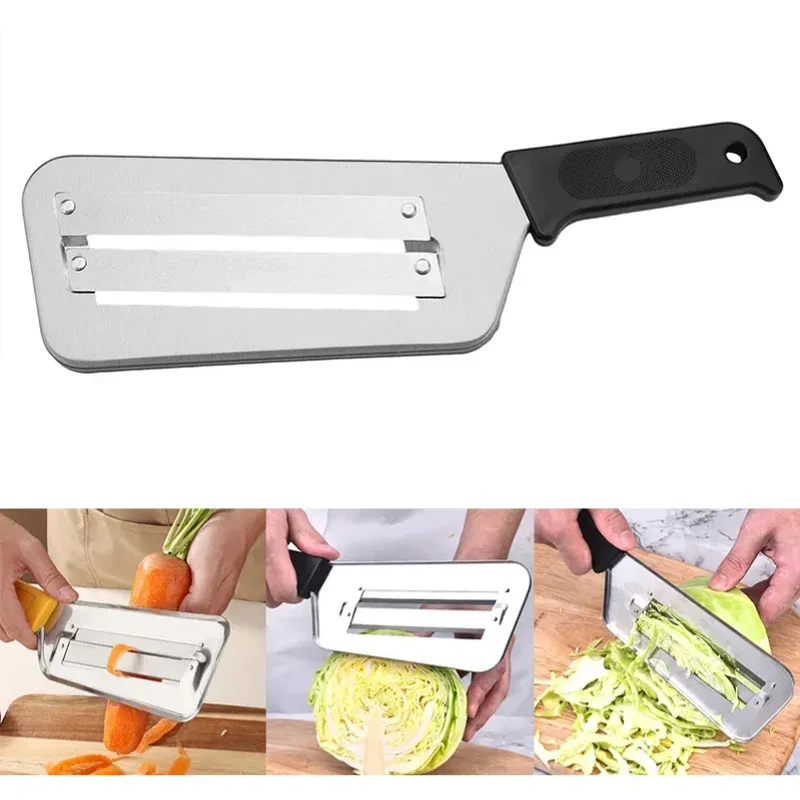 Coupe-légumes Inox Multifonction avec Poignée | Slicer de Chou