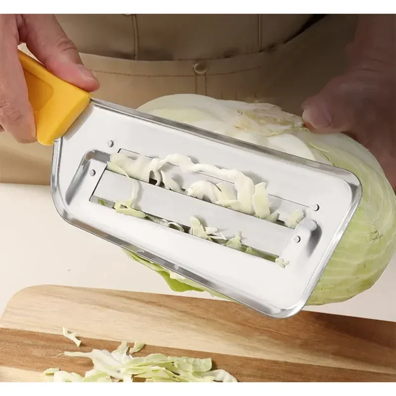 Coupe-légumes Inox Multifonction avec Poignée | Slicer de Chou