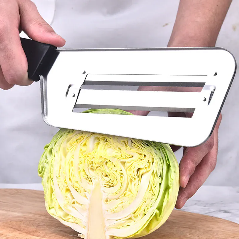 Coupe-légumes Inox Multifonction avec Poignée | Slicer de Chou