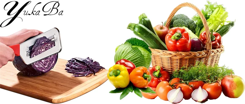 Coupe-légumes Multifonction Acier Inoxydable pour Chou et Légumes