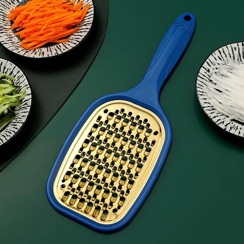 Coupe-légumes Multifonction Inox 2 Lames | Râpe à Fruits et Légumes