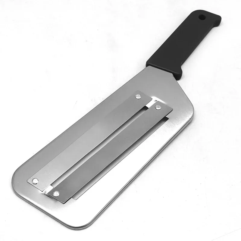 Coupe-légumes Inox Multifonction | Slicer Lame Plate Acier 2 pièces