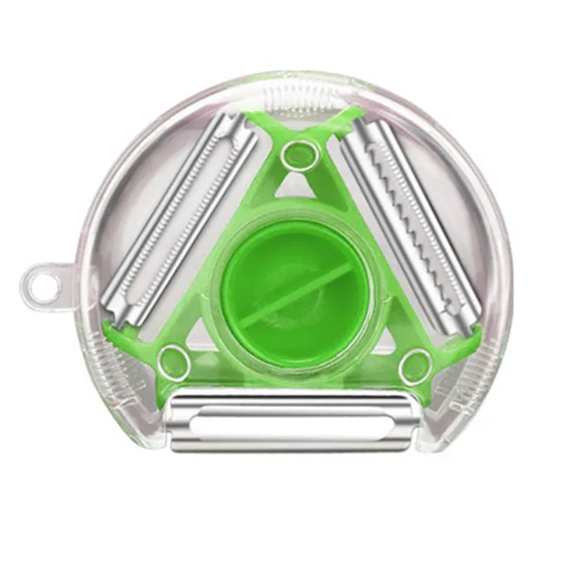 Éplucheur Multifonction en Acier Inoxydable | Lot de 3 Outils de Cuisine