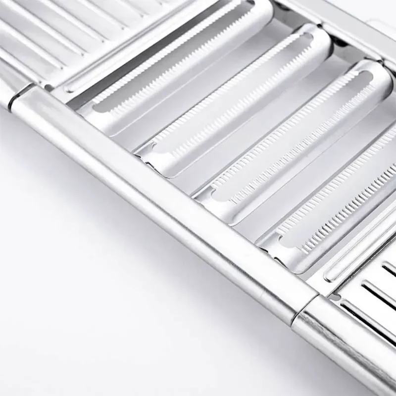 Coupe-légumes Multifonction 4 Lames Inox pour Fruits et Légumes