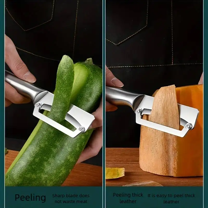 Éplucheur en Inox avec Lame Plate