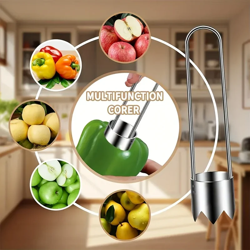 Eplucheur en Acier Inoxydable | Lot de 12 Outils de Coring